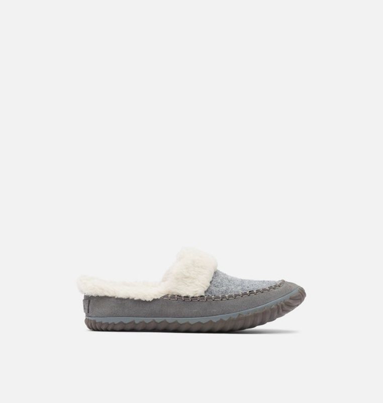 Womens Slippers Grey - Sorel Out N About™ - 035-VKAUWP